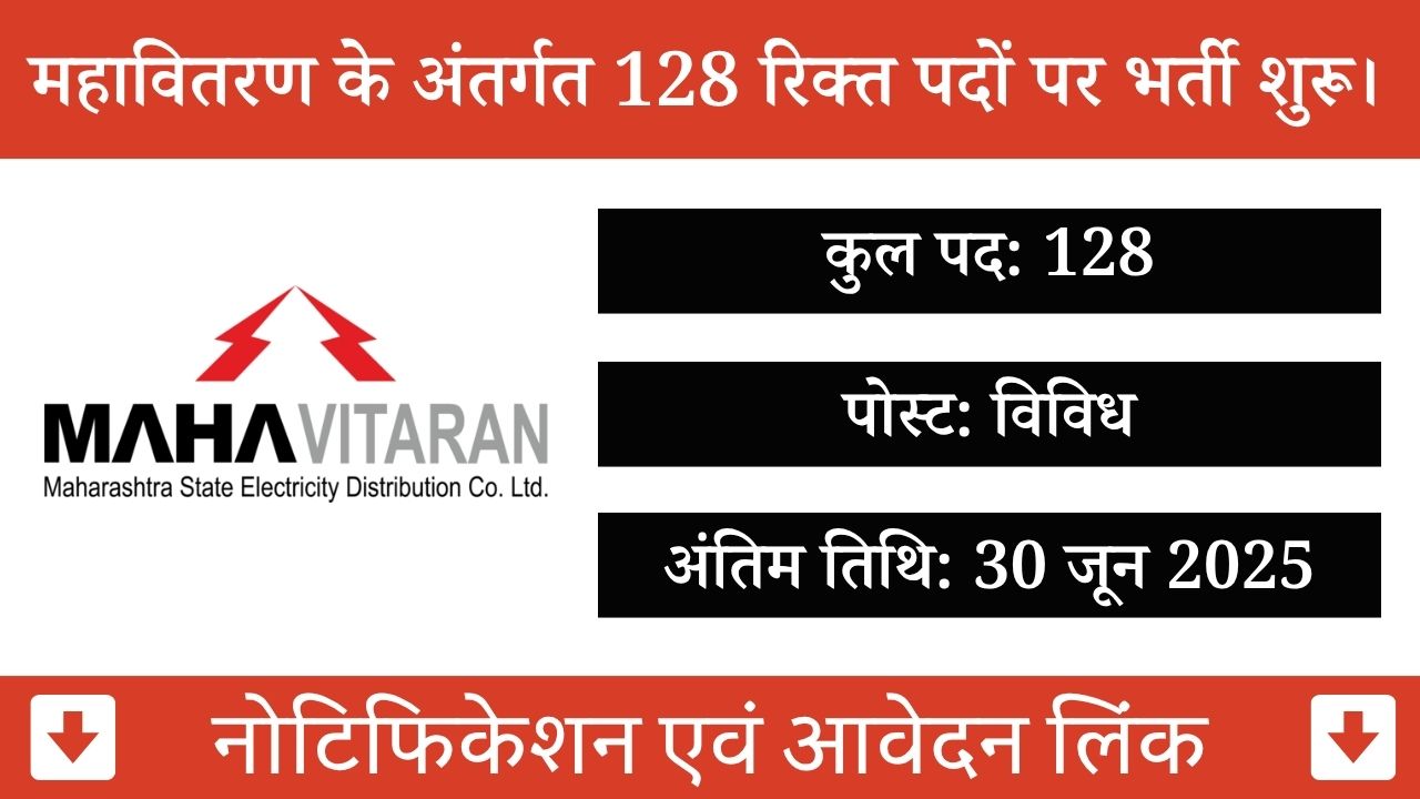 Mahavitaran Chandrapur Bharti 2025