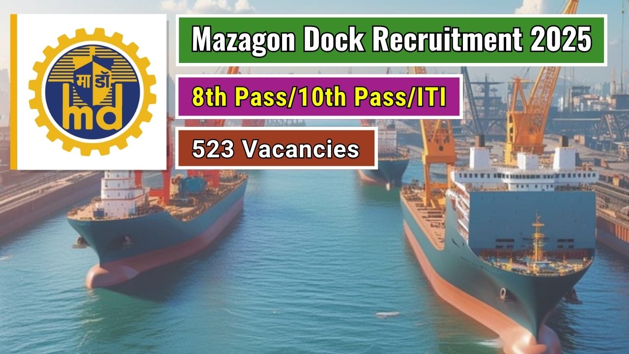 Mazagon Dock Recruitment 2025