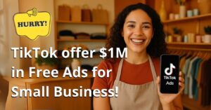 Tiktok offer $1M in Free Ads